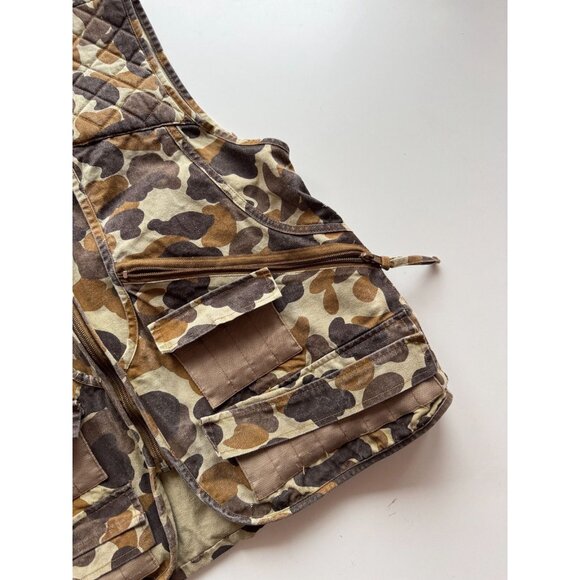 Men's Vintage GAMEHIDE Camo Insulated Duck Hunting Vest, Size M - Picture 4 of 12